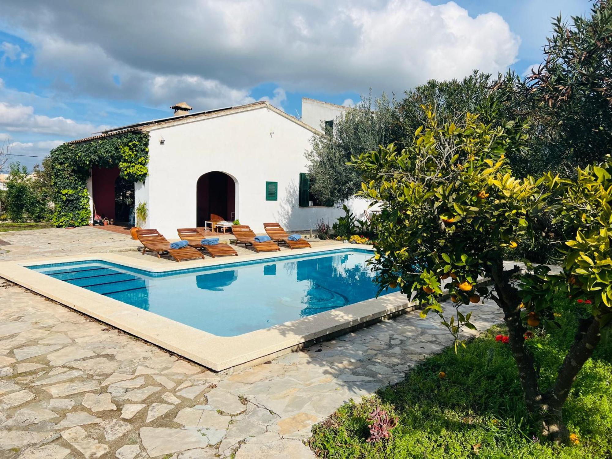 Villa Es Puig Santa Margalida Exterior foto